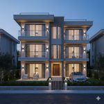 Tripleks Villa Nedir? İzmir'de modern ve lüks üç katlı bir yaşam alanı örneği.